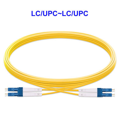 Optical Fiber Cable LC UPC LC UPC Single-Mode 2 Core Carrier-Grade OS2 Pigtail